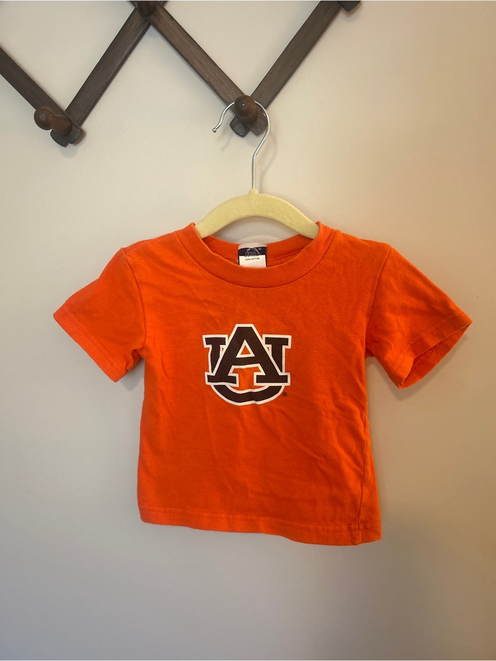 Auburn Tigers Orange Kids Tee - Collegiate Short Sleeve Shirt